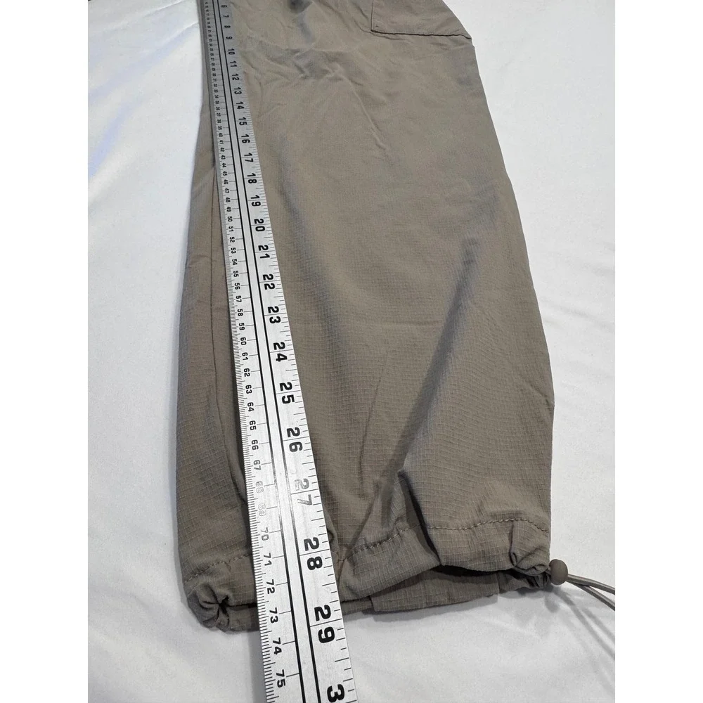 Banana Republic‎ Relaxed Tapered Fit Pants Size XL Khaki Mid Rise Drawcord Hem